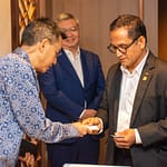 MINISTER MONTEIRO RECEIVES COURTESY CALL FROM SINGAPORE AMBASSADOR